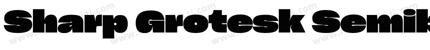 Sharp Grotesk Semibold字体转换